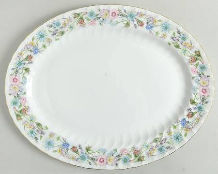 Wild Tudor 15" Oval Serving Platter