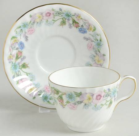 Wild Tudor Flat Cup & Saucer Set