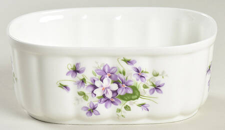 Wild Violets Butter Box No Lid