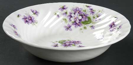 Wild Violets Coupe Cereal Bowl