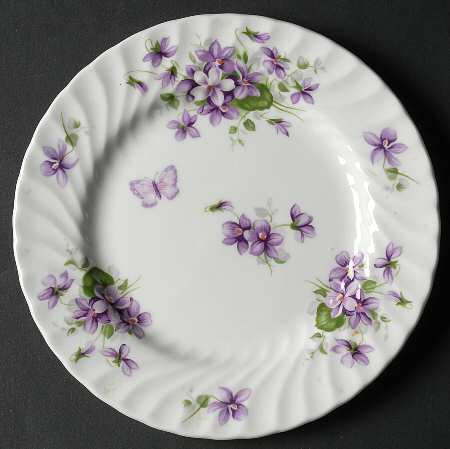 Wild Violets Bread & Butter Plate