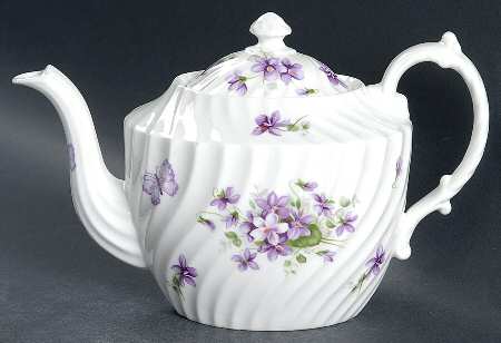 Wild Violets Teapot & Lid