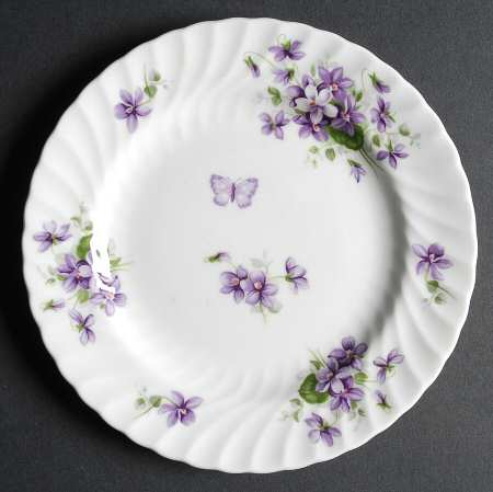 Wild Violets Dessert/Pie Plate