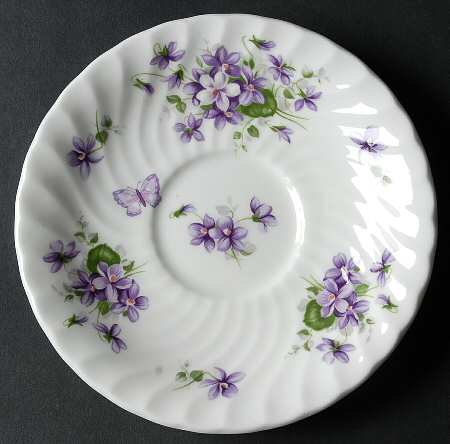 Wild Violets Saucer for Cream Soup Bowl