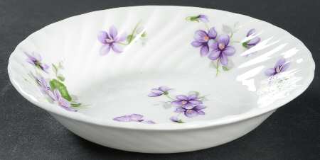 Wild Violets Fruit/Dessert (Sauce) Bowl