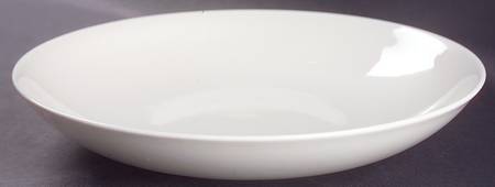 24H White 9" Individual Pasta Bowl