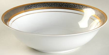 Buckingham (5033, Wide Encrusted Band) 9" Round Vegetable Bowl