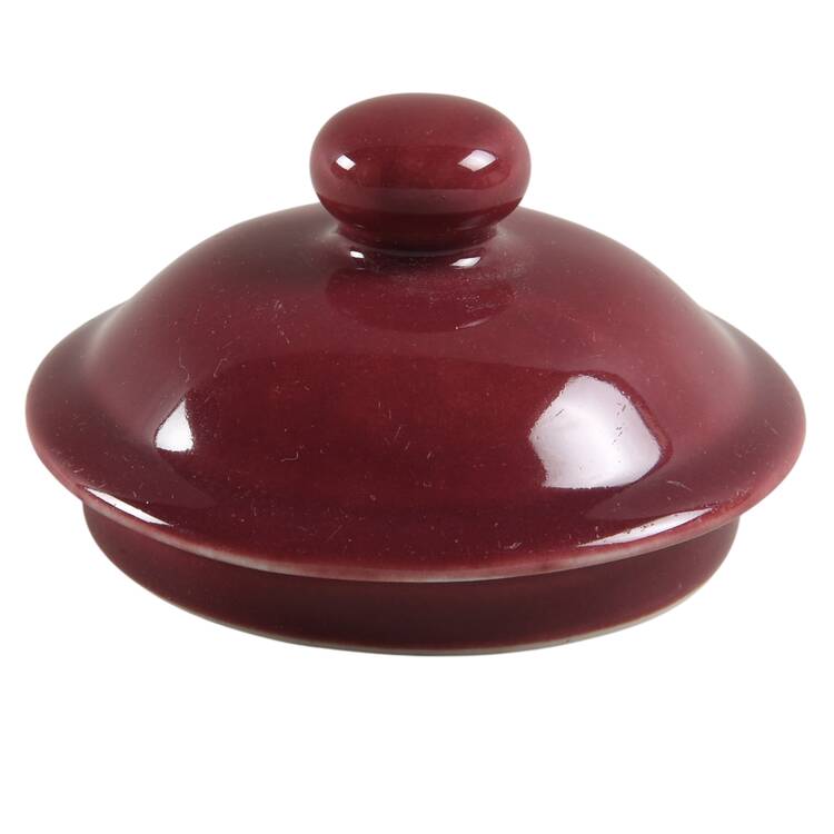 Cranberry Lid for Sugar Bowl