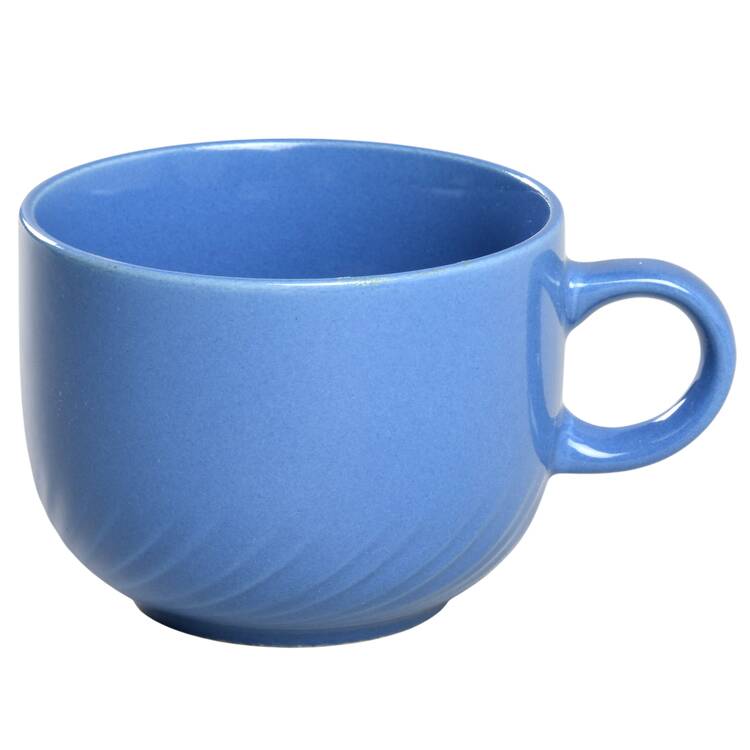 Periwinkle Flat Cup by Alacarte