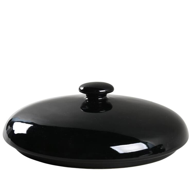 Black Lid for 2 Qt Round Covered Casserole