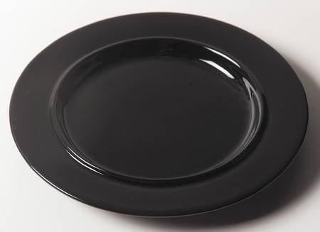 Black Salad Plate