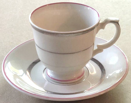 ARA53 Footed Demitasse Cup & Saucer Set
