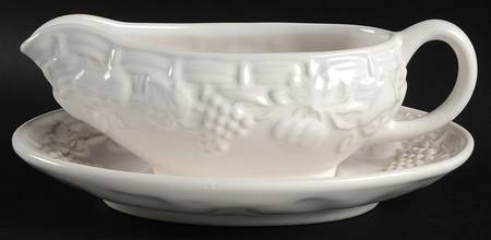 Fruit Arbor Gravy Boat & Underplate by Alacarte