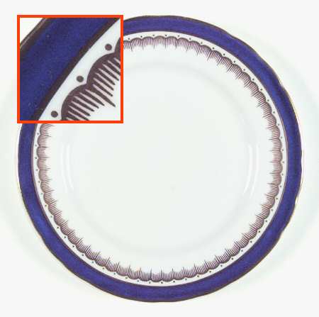 Embassy Cobalt Blue (Scalloped) Bread & Butter Plate