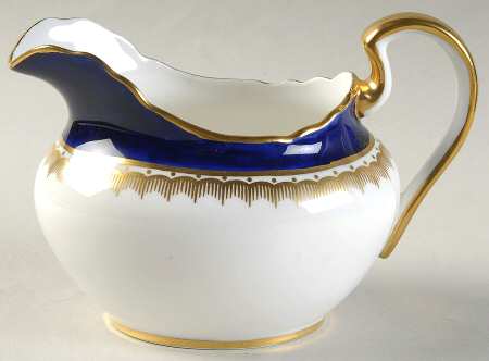 Embassy Cobalt Blue (Scalloped) Creamer