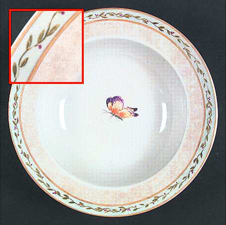 Floral Daze Large Rim Soup Bowl
