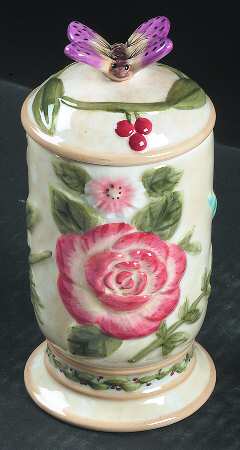 Floral Daze Sculpted Sugar Bowl & Lid