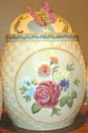 Floral Daze Large Canister & Lid