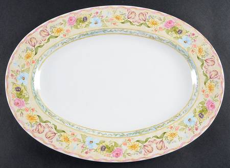 Floral Daze 14" Oval Serving Platter