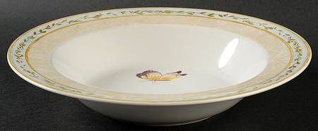Floral Daze Large Rim Soup Bowl