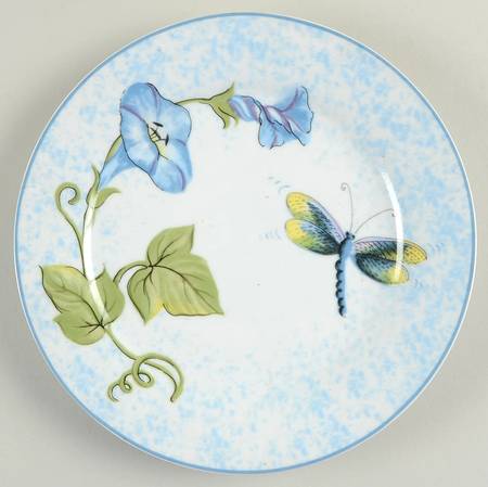 Floral Garden Salad/Dessert Plate