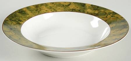 Collage Rim Soup Bowl