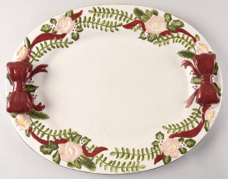 Santa 19" Oval Serving Platter