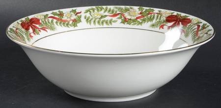Santa 9" Round Vegetable Bowl