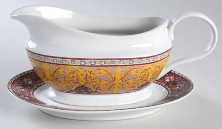 Bombay Gravy Boat & Underplate