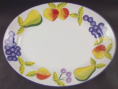Orchard Jubilee 18" Oval Serving Platter