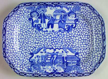 Chinese Bird 9" Oval Serving Platter