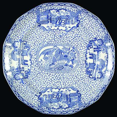 Chinese Bird 12" Chop Plate (Round Platter)