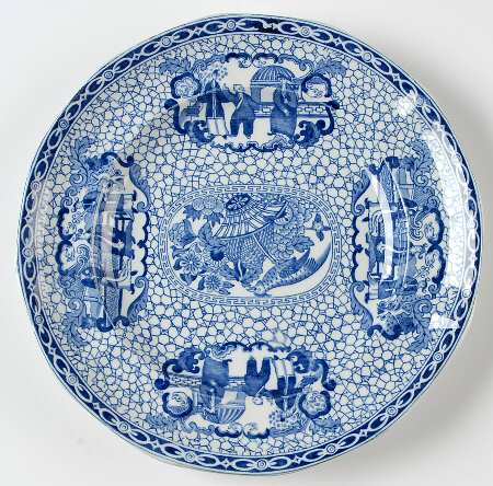 Chinese Bird Luncheon Plate