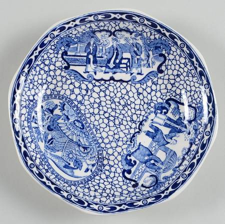 Chinese Bird Saucer for Flat Cup