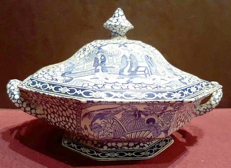 Chinese Bird Round Covered Vegetable