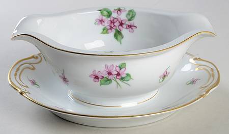 ALB12 Gravy Boat with Attached Underplate