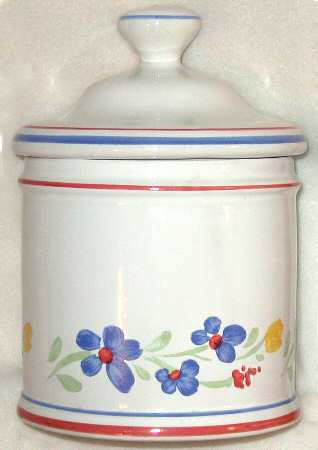 Tulip Garden Extra Large Canister & Lid