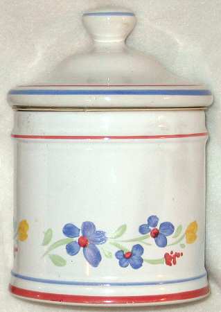 Tulip Garden Large Canister & Lid