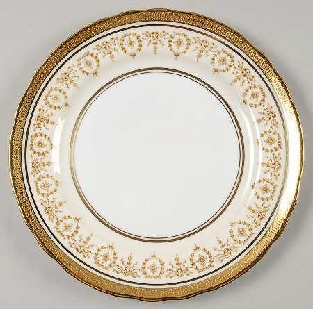 Gold Dowery Salad Plate