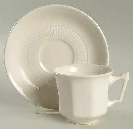 Empress Flat Demitasse Cup & Saucer Set