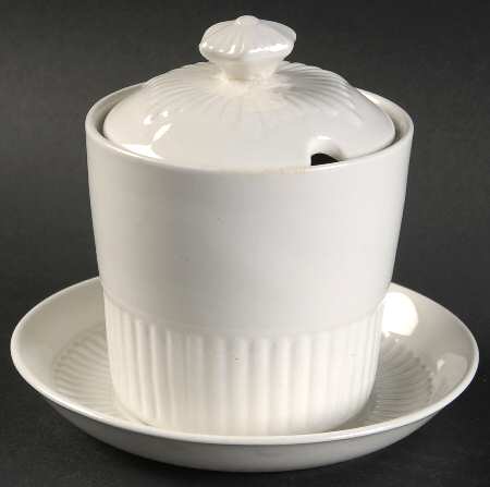 Empress Jam/Jelly & Lid W/Underplate