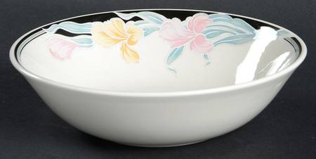 Black Orchid Coupe Cereal Bowl