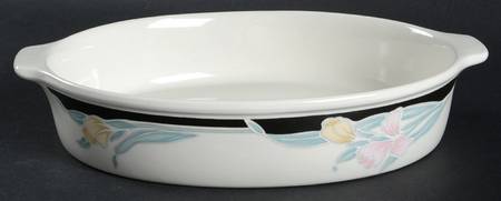 Black Orchid 10" Oval Baker