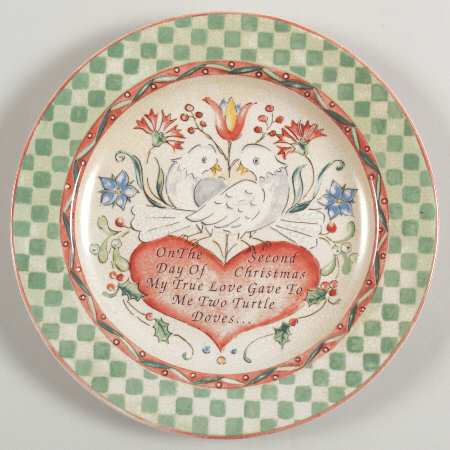 Twelve Days of Christmas Salad Plate