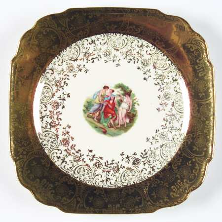 ATA7 Square Bread & Butter Plate