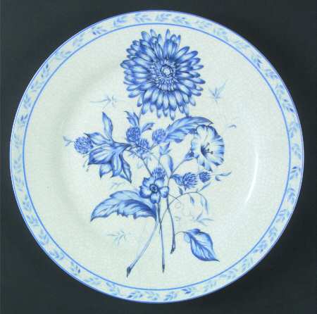 French Floral (5091) Accent Dinner Plate