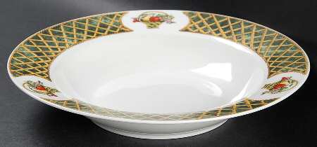 Lattice Fruit Rim Soup Bowl