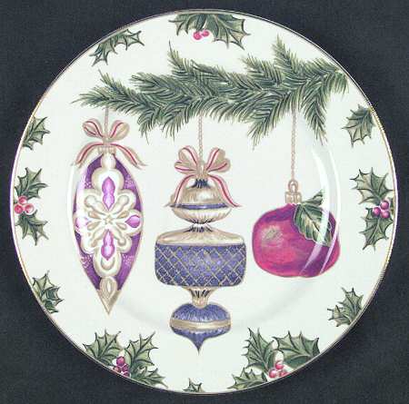 Ornaments Salad/Dessert Plate