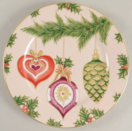 Ornaments Dinner Plate by American Atelier