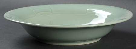 Sculptura Celadon Coupe Soup Bowl by Arita
